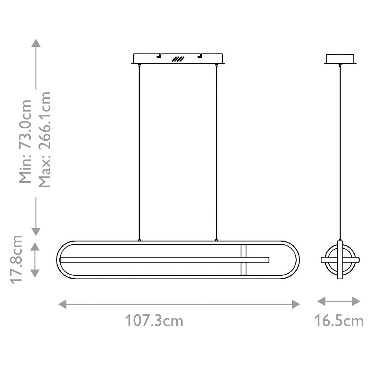 Подвесной светильник с вытянутой овальной формой Eurofase в Орле