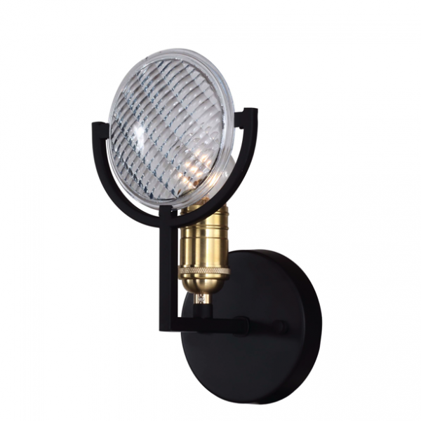 Бра RH Gaslight Lens Sconce 1 Черный в Орле | Loft Concept 