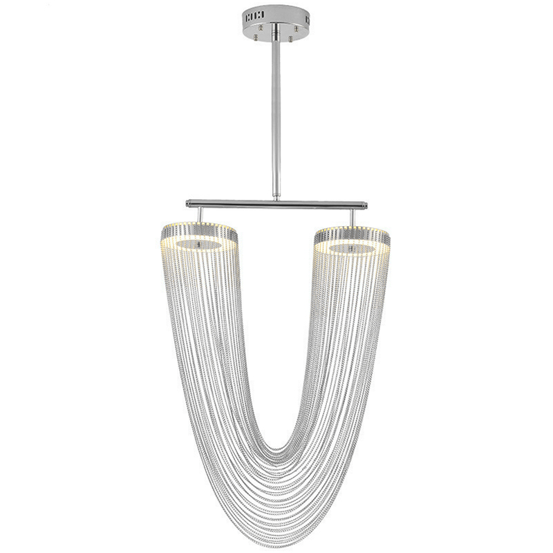 Люстра Otero Silver Larose Guyon Серебряный Люстра Otero Silver Larose Guyon Серебряный в Орле | Loft Concept