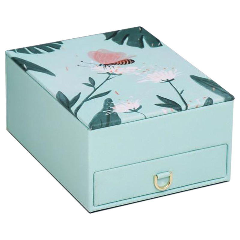 Шкатулка Butterfly And Flowers Box Мятный Зеленый Шкатулка Butterfly And Flowers Box Мятный Зеленый в Орле | Loft Concept