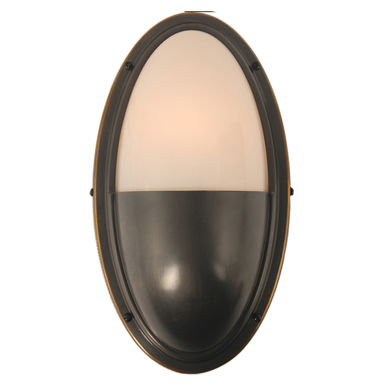 Бра Benita Loft Sconce black Черный Белое матовое стекло Бра Benita Loft Sconce black Черный Белое матовое стекло в Орле | Loft Concept