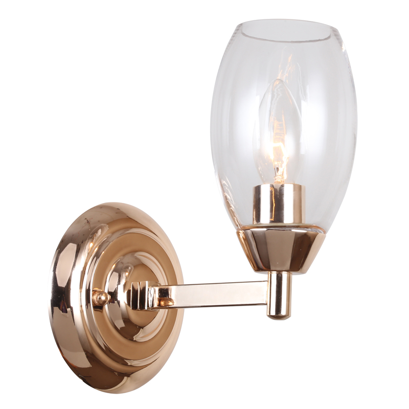 Бра Julian Sconce Глянцевое золото Прозрачный Бра Julian Sconce Глянцевое золото Прозрачный в Орле | Loft Concept