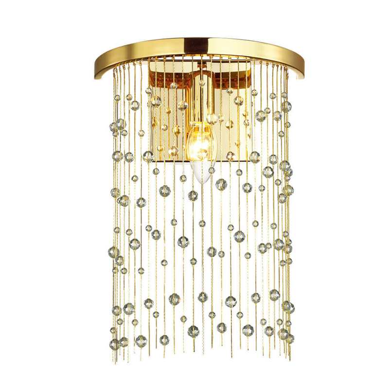 Бра Hailstorm Rain Wall lamp gold Прозрачный (Transparent) Золотой Бра Hailstorm Rain Wall lamp gold Прозрачный (Transparent) Золотой в Орле | Loft Concept