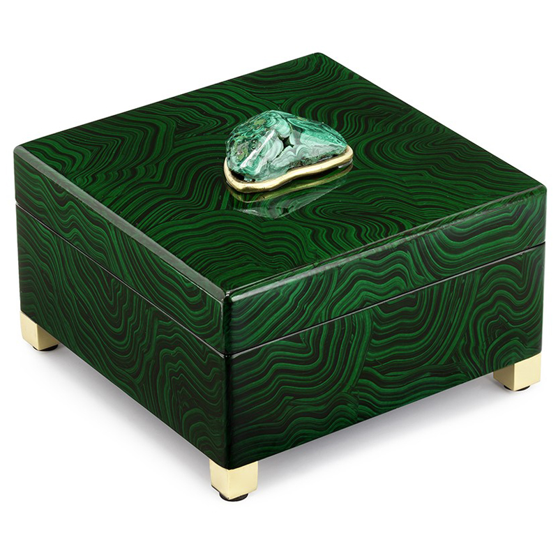 Шкатулка BOX MALAKRIZIA Малахит (зеленый) Шкатулка BOX MALAKRIZIA Малахит (зеленый) в Орле | Loft Concept