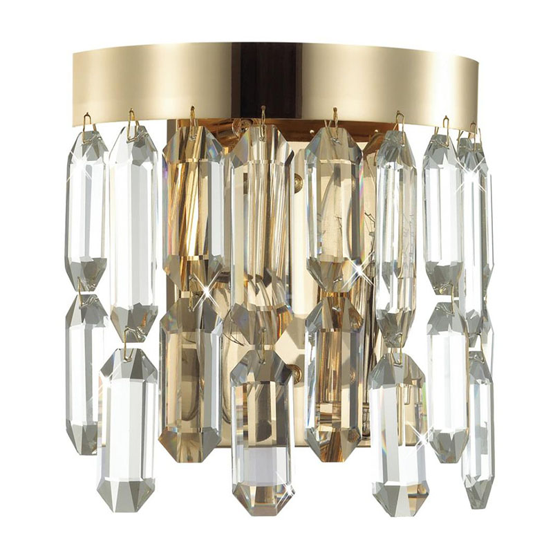 Бра Crystal Polyhedrons Wall Lamp Gold Глянцевое золото Прозрачное Стекло Бра Crystal Polyhedrons Wall Lamp Gold Глянцевое золото Прозрачное Стекло в Орле | Loft Concept