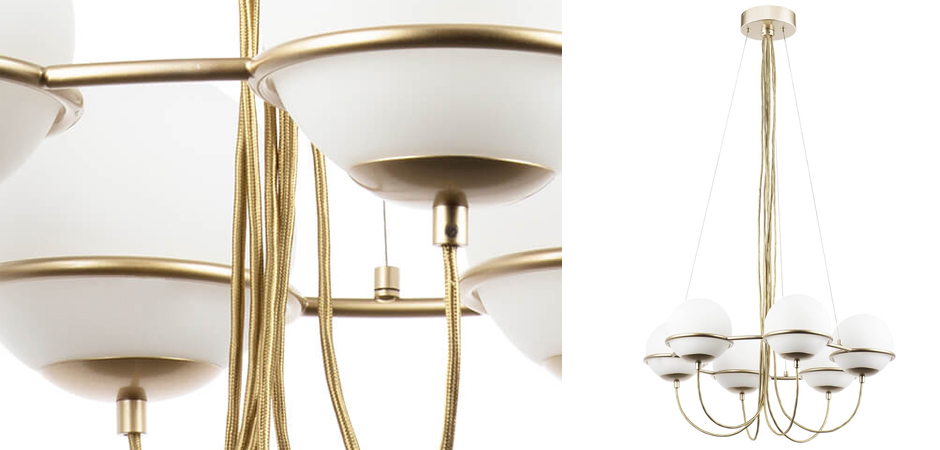 Люстра Melissa Chandelier Champagne 6 Люстра Melissa Chandelier Champagne 6 - Loft-Concept в Орле