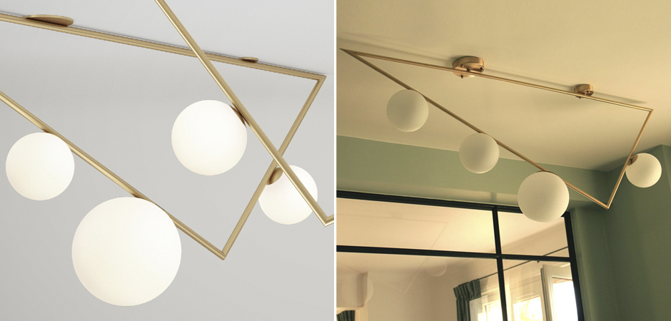 Потолочный светильник Atelier Areti Girlande Ceiling Triangle Потолочный светильник Atelier Areti Girlande Ceiling Triangle - Loft-Concept в Орле