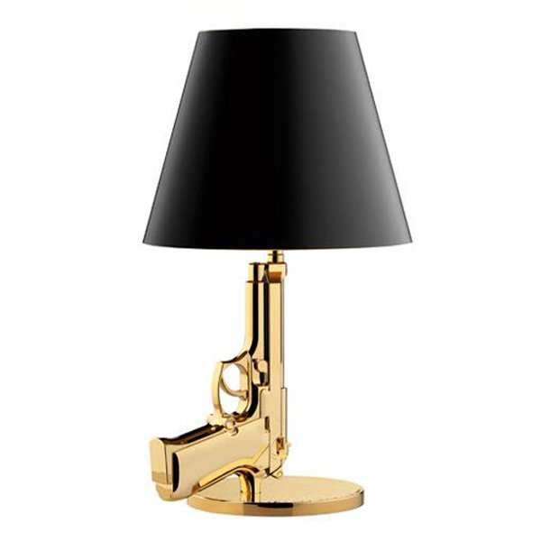 Настольная лампа Flos Guns Bedside Gold Серебряный Золотой Настольная лампа Flos Guns Bedside Gold Серебряный Золотой в Орле | Loft Concept