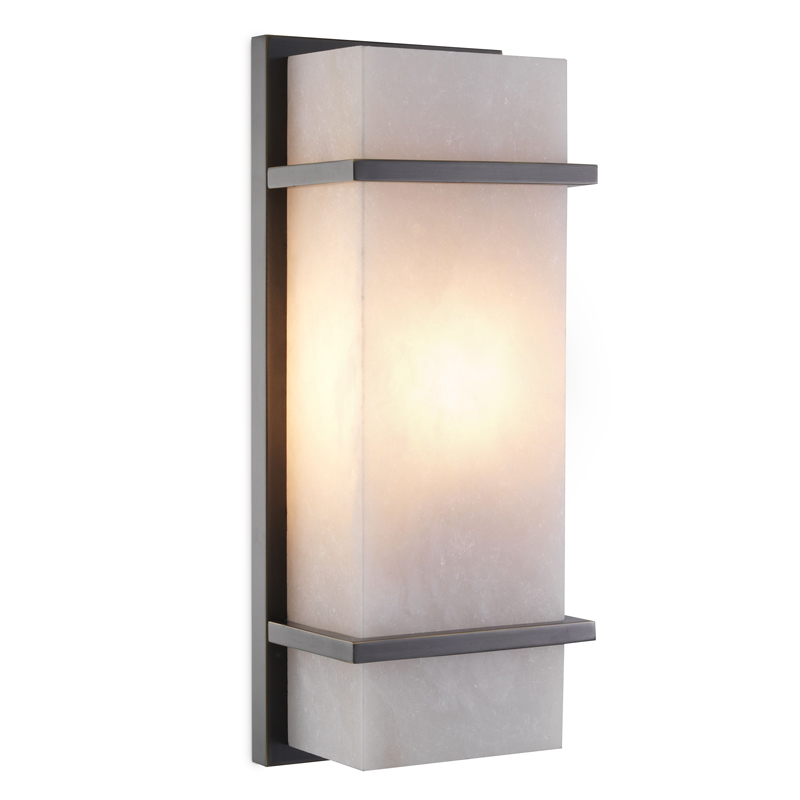 Бра Eichholtz Wall Lamp Spike S Темная бронза Белый Бра Eichholtz Wall Lamp Spike S Темная бронза Белый в Орле | Loft Concept