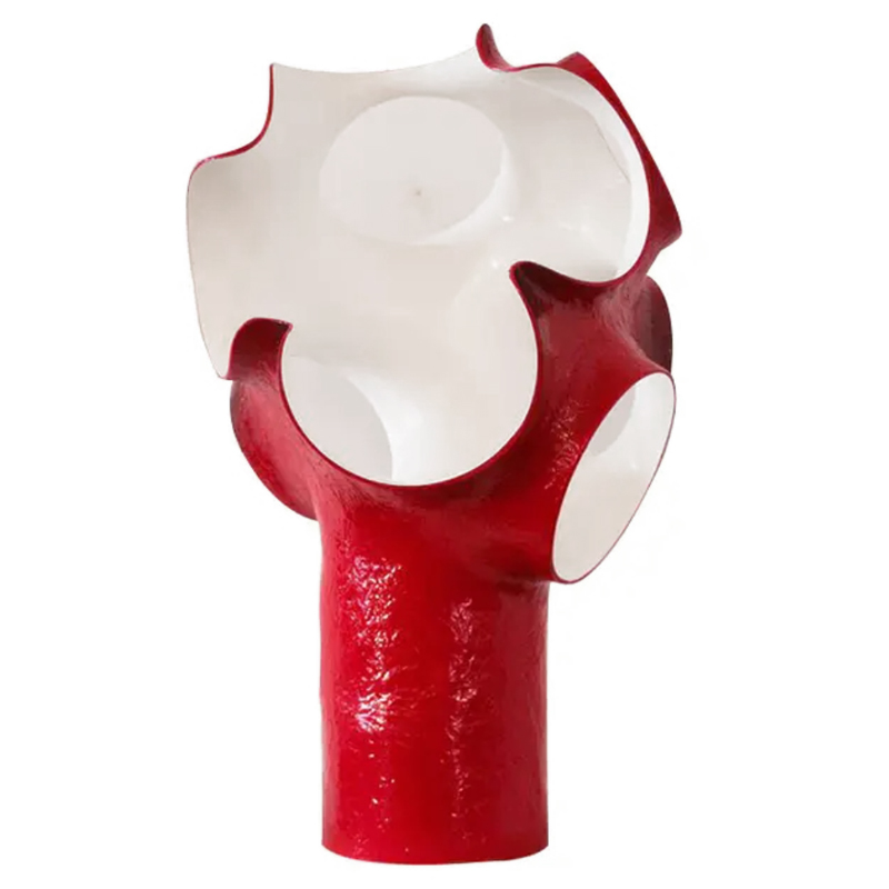 Настольная лампа Nubia Red Красный Белый Настольная лампа Nubia Red Красный Белый в Орле | Loft Concept