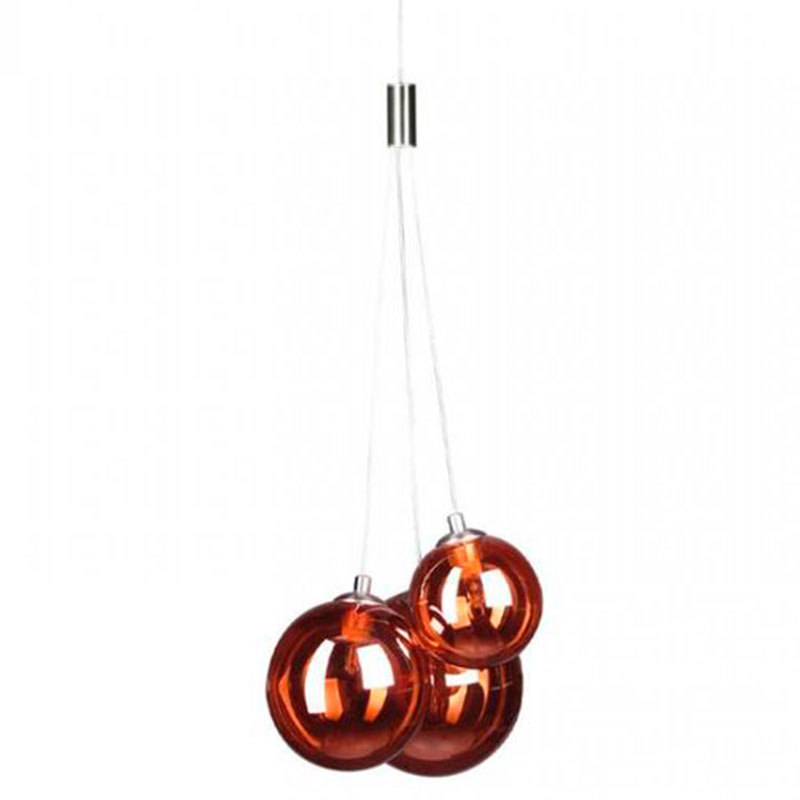 Люстра Multi Ball Red Серебряный Красный Люстра Multi Ball Red Серебряный Красный в Орле | Loft Concept