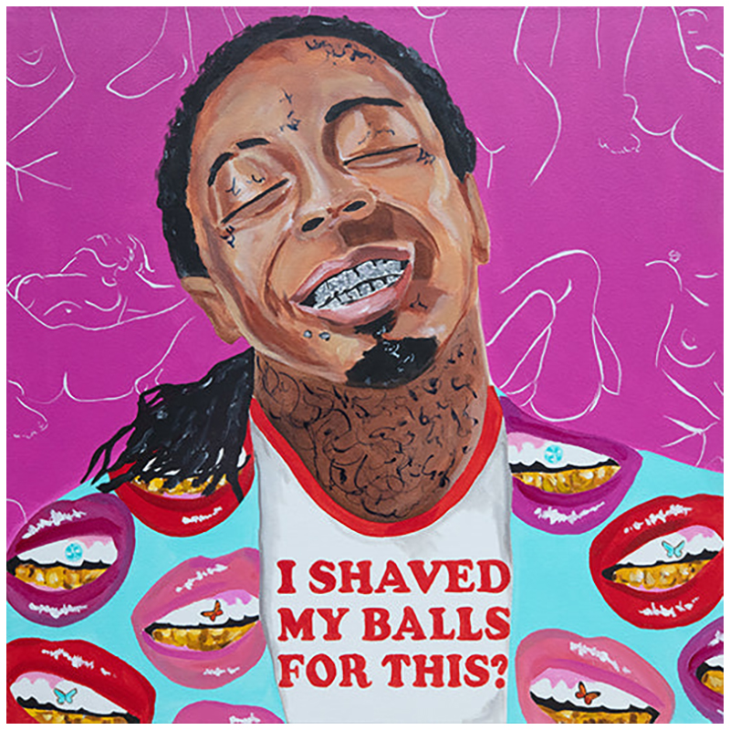 Картина Lil Wayne "I Shaved My Balls for This?" Мульти в Орле | Loft Concept 