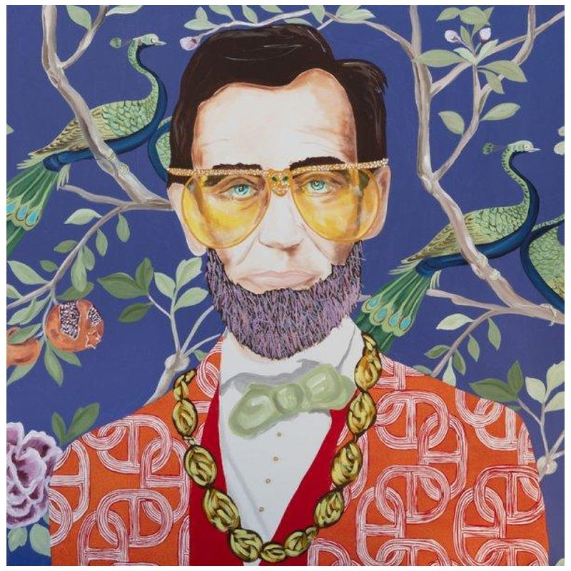 Картина Abe with Donkey Rope and Hermès Jacket Мульти в Орле | Loft Concept 