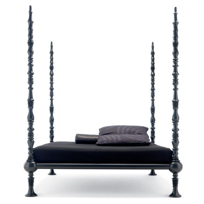 Кровать Mama li Turchi by Ceccotti Collezioni Black Черный Кровать Mama li Turchi by Ceccotti Collezioni Black Черный в Орле | Loft Concept