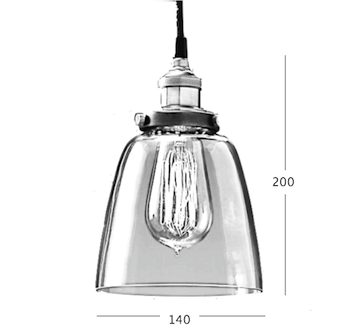 Подвесной светильник Loft Clear Glass Cloche Подвесной светильник Loft Clear Glass Cloche в Орле