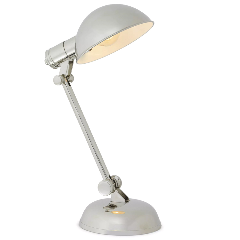 Настольная лампа Eichholtz Desk Lamp Navy Никель Настольная лампа Eichholtz Desk Lamp Navy Никель в Орле | Loft Concept