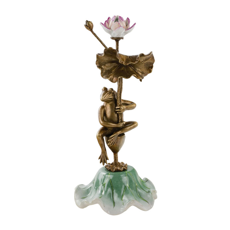 Статуэтка Frog On Flower Мульти Статуэтка Frog On Flower Мульти в Орле | Loft Concept