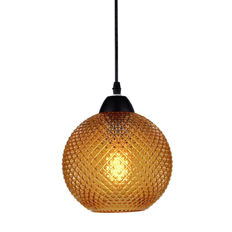 Подвесной светильник Crystal Galaxy Ball amber glass Черный Янтарь (Amber) Подвесной светильник Crystal Galaxy Ball amber glass Черный Янтарь (Amber) в Орле | Loft Concept