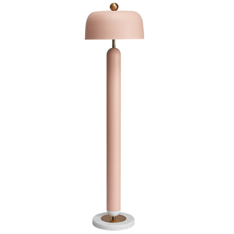Meet pink Floor lamp Розовый пастельный Латунь Meet pink Floor lamp Розовый пастельный Латунь в Орле | Loft Concept