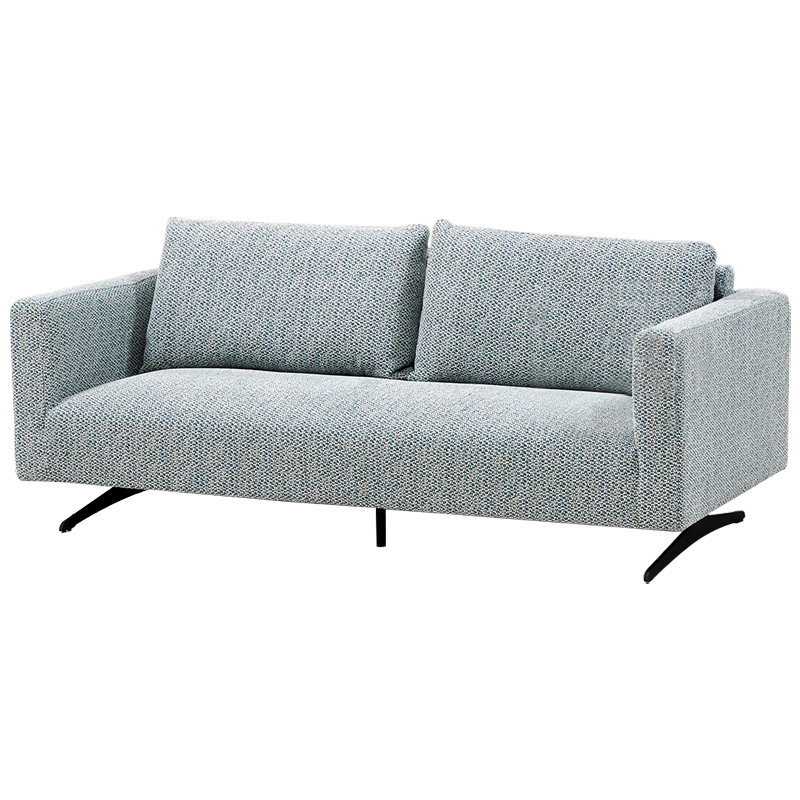 Диван Callie Blue Sofa Голубой Черный Диван Callie Blue Sofa Голубой Черный в Орле | Loft Concept