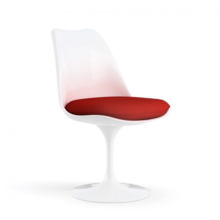 Стул Tulip Side Chair Черный Красный Белый в Орле | Loft Concept 