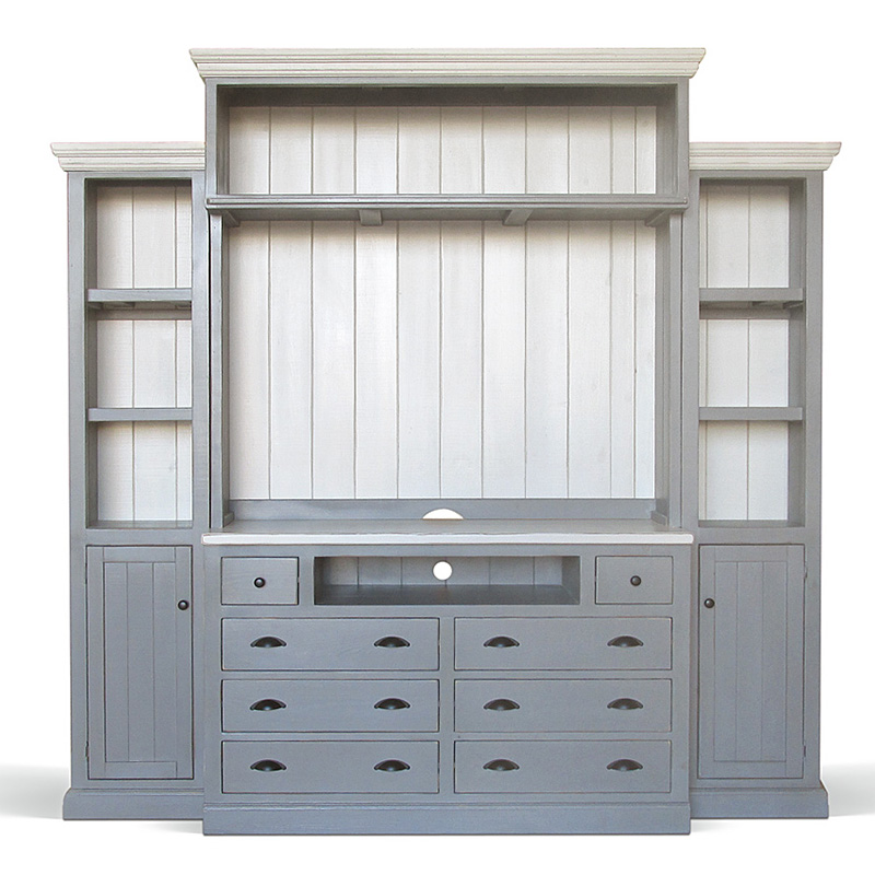 Шкаф-стеллаж Sandro Provence HARMONIE Weathered Grey Серый Шкаф-стеллаж Sandro Provence HARMONIE Weathered Grey Серый в Орле | Loft Concept