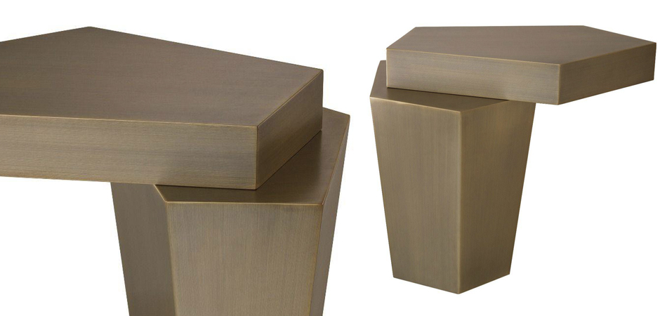 Приставной стол Eichholtz Coffee Table Calabasas High brass Приставной стол Eichholtz Coffee Table Calabasas High brass - Loft-Concept в Орле