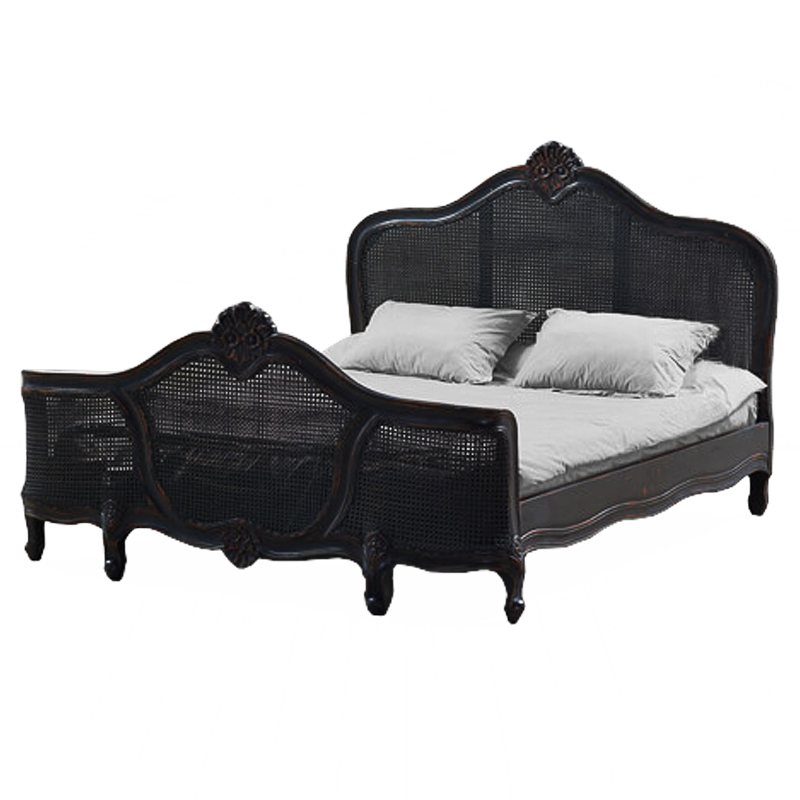Кровать Wicker Bed Черный Кровать Wicker Bed Черный в Орле | Loft Concept