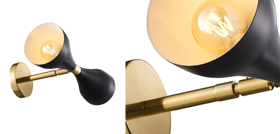 Бра Wall Lamp Cordero Black Бра Wall Lamp Cordero Black - Loft-Concept в Орле