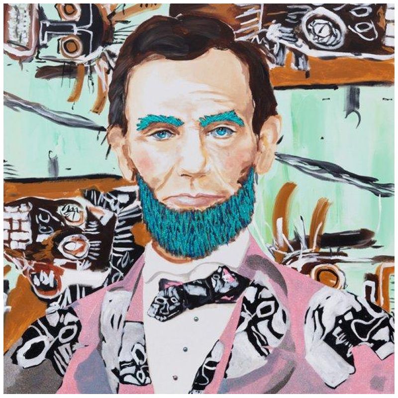 Картина Abe with Basquiat Jacket and Background Мульти Картина Abe with Basquiat Jacket and Background Мульти в Орле | Loft Concept
