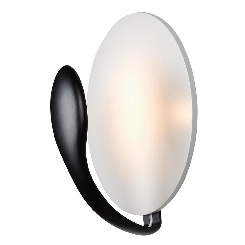 Бра Devi Black Spot Wall Lamp Белый Черный Бра Devi Black Spot Wall Lamp Белый Черный в Орле | Loft Concept