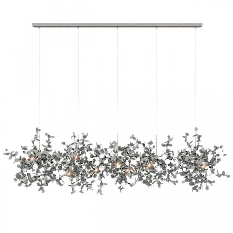 Люстра Terzani Argent Suspension Linear Silver длина 150 см Серебряный Люстра Terzani Argent Suspension Linear Silver длина 150 см Серебряный в Орле | Loft Concept