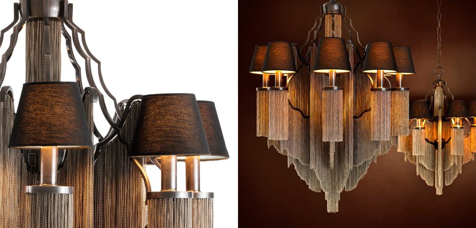 Люстра Eichholtz Chandelier Fringe L - Loft-Concept в Орле