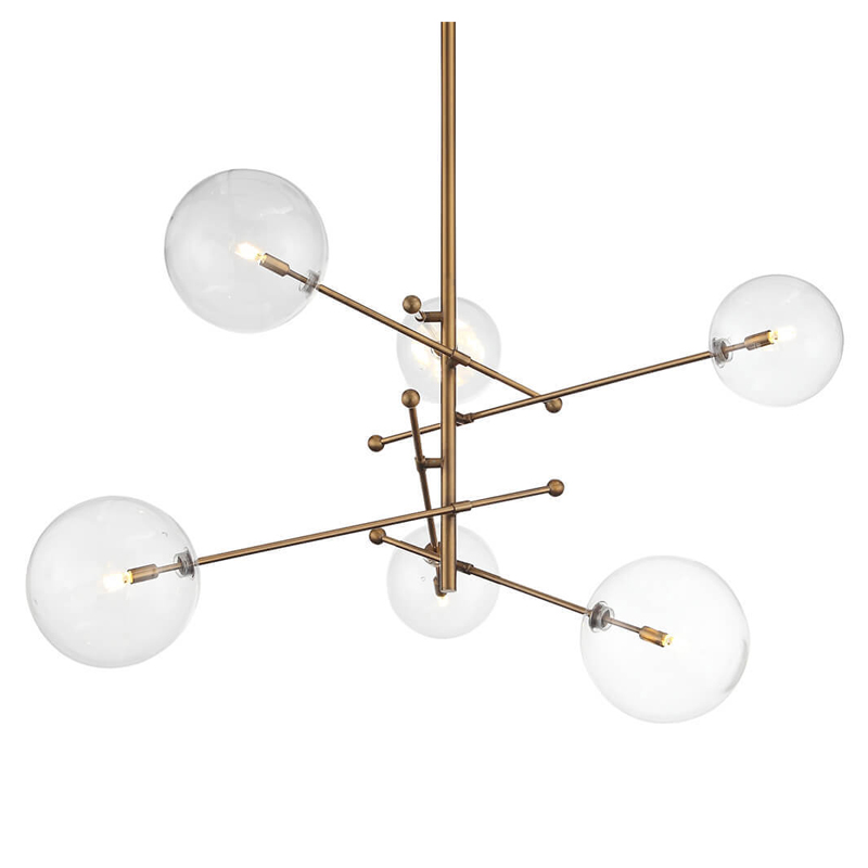 Люстра Gallotti & Radice Brass 6 Латунь в Орле | Loft Concept 