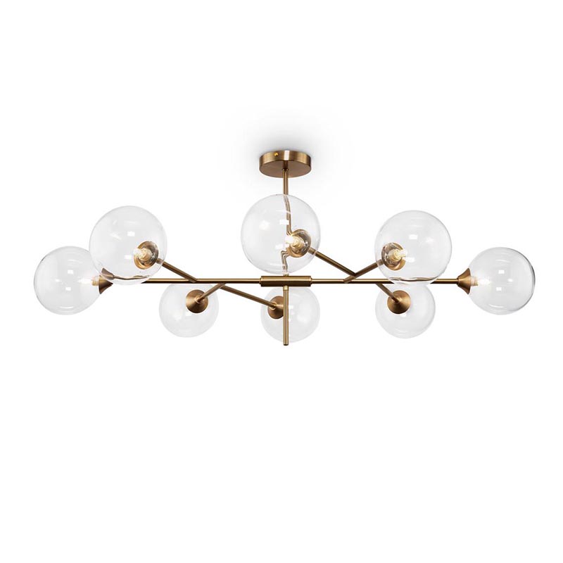 Потолочная люстра Gallotti & Radice Leaf Bronze 8 Бронза в Орле | Loft Concept 