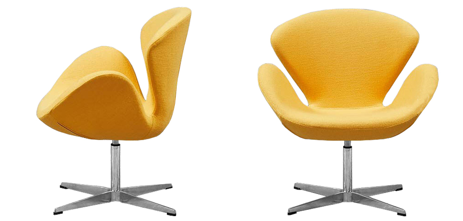 Кресло Swan Chair Yellow Кресло Swan Chair Yellow - Loft-Concept в Орле