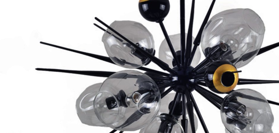 Люстра Boom Bubble Black 10 плафонов Люстра Boom Bubble Black 10 плафонов - Loft-Concept в Орле