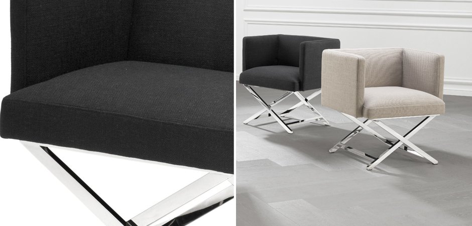 Кресло Eichholtz Chair Dawson Black Кресло Eichholtz Chair Dawson Black - Loft-Concept в Орле