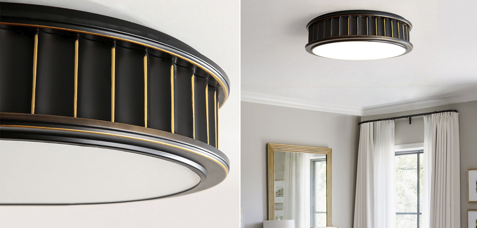 Потолочный светильник Drum Ceiling Lamp Потолочный светильник Drum Ceiling Lamp - Loft-Concept в Орле