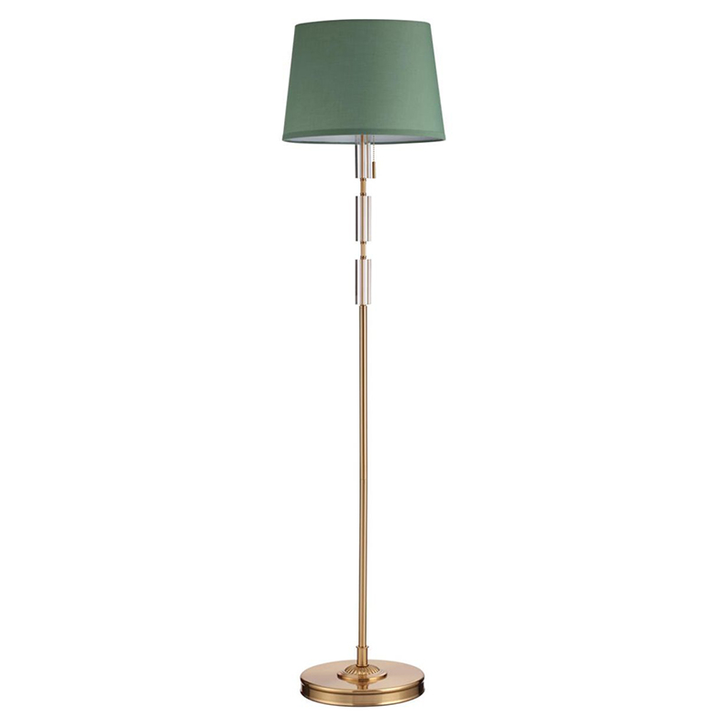 Торшер Ramona Green Floor lamp Бронза Зеленый Торшер Ramona Green Floor lamp Бронза Зеленый в Орле | Loft Concept