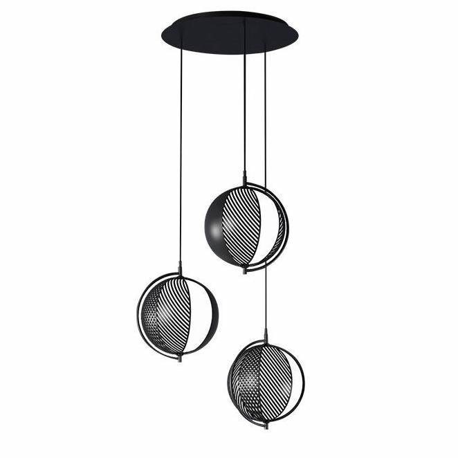 Подвесной светильник Mondo Pendant by oblure 3 Черный Подвесной светильник Mondo Pendant by oblure 3 Черный в Орле | Loft Concept