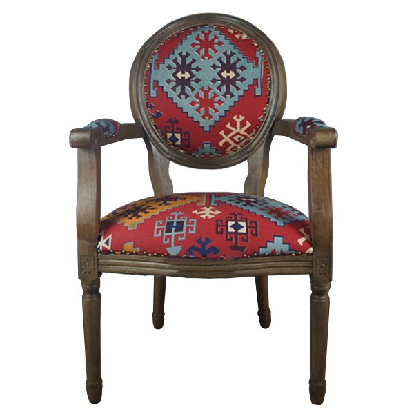Кресло Gustavian Armchair Kelim Pattern Кресло Gustavian Armchair Kelim Pattern в Орле | Loft Concept
