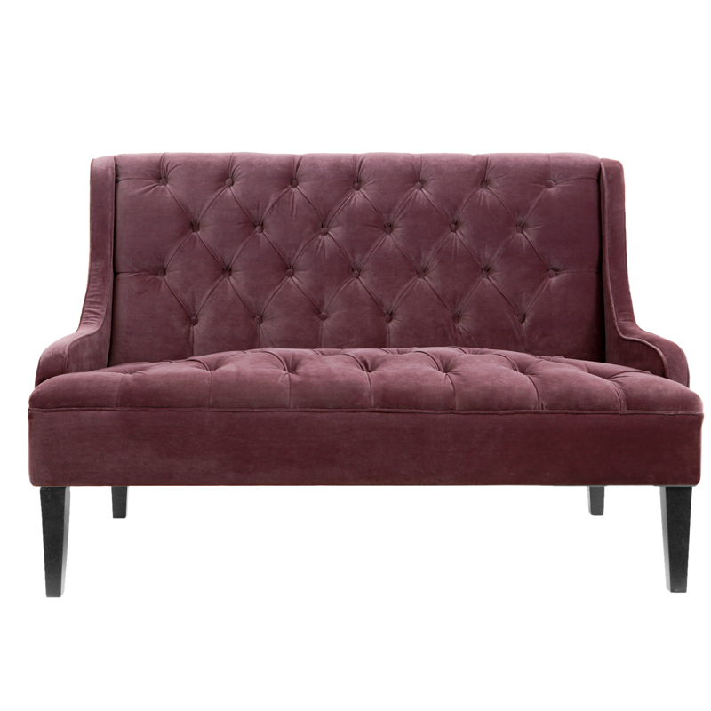 Диван Folket Sofa velour Бургундский красный Диван Folket Sofa velour Бургундский красный в Орле | Loft Concept