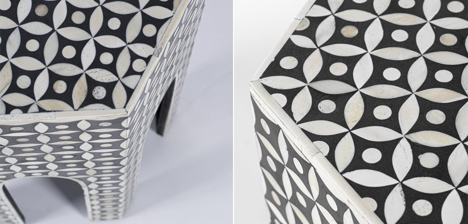 Столик BONE INLAY ARCHES TABLE Столик BONE INLAY ARCHES TABLE - Loft-Concept в Орле