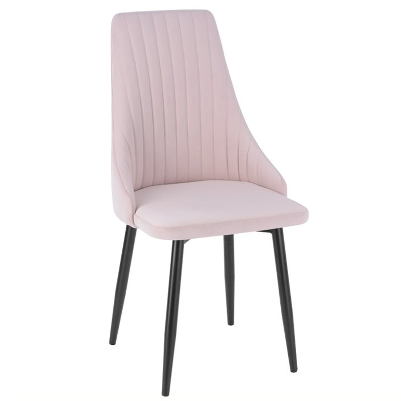 Стул Belina Chair Розовый пастельный Черный в Орле | Loft Concept 