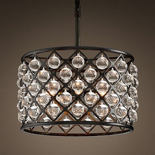 Люстра RH Spencer Hoop Chandelier Черный Люстра RH Spencer Hoop Chandelier Черный в Орле | Loft Concept