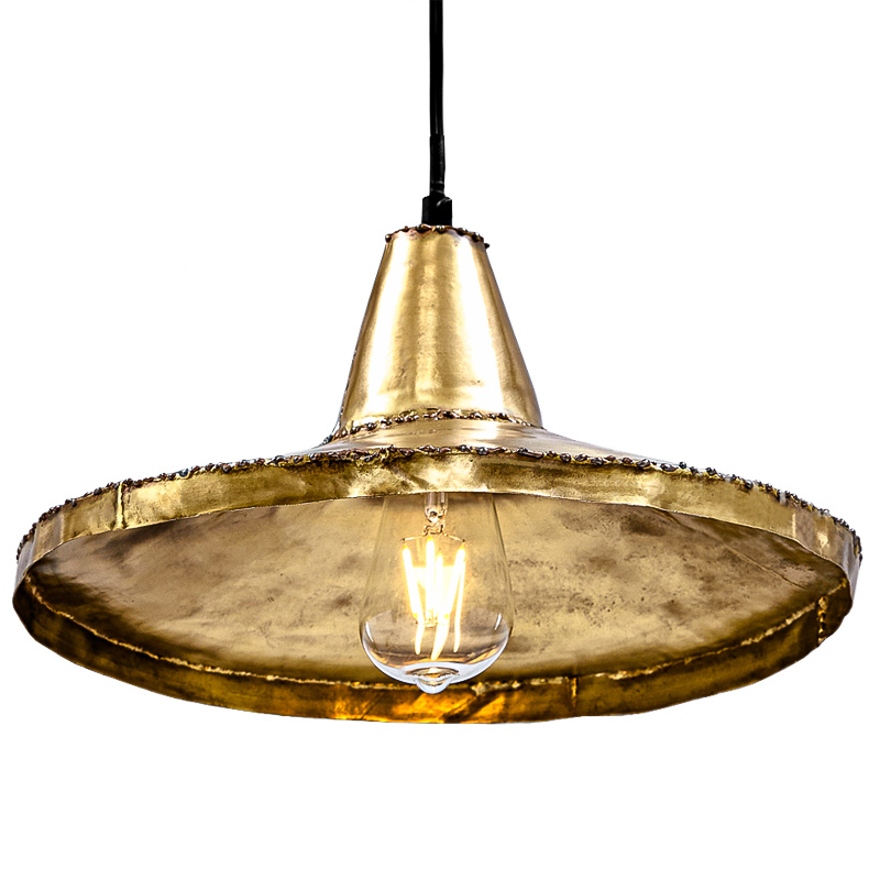 Подвесной светильник Rough Gold Pendant II Винтажное глянцевое золото с состаренным эффектом Подвесной светильник Rough Gold Pendant II Винтажное глянцевое золото с состаренным эффектом в Орле | Loft Concept
