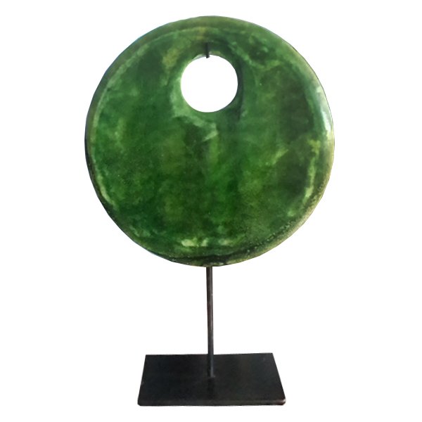 Аксессуар Зеленый диск Chrysoprase Зеленый Аксессуар Зеленый диск Chrysoprase Зеленый в Орле | Loft Concept