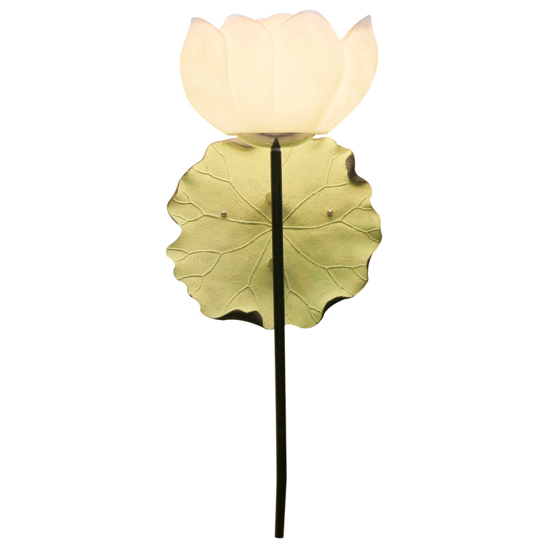 Бра White Lotus Flower Sconce Белый Зеленый шалфей Бра White Lotus Flower Sconce Белый Зеленый шалфей в Орле | Loft Concept
