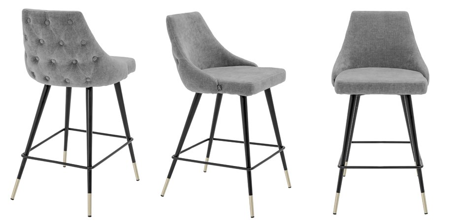 Полубарный стул Eichholtz Counter Stool Cedro Grey Полубарный стул Eichholtz Counter Stool Cedro Grey - Loft-Concept в Орле